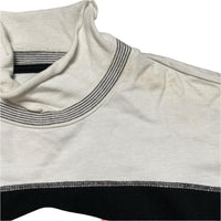 Diesel White Black and Pink Turtle Neck Jumper (S)
