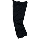 Nike Black and White Swoosh Baggy Trackpant Shell Bottoms (M)