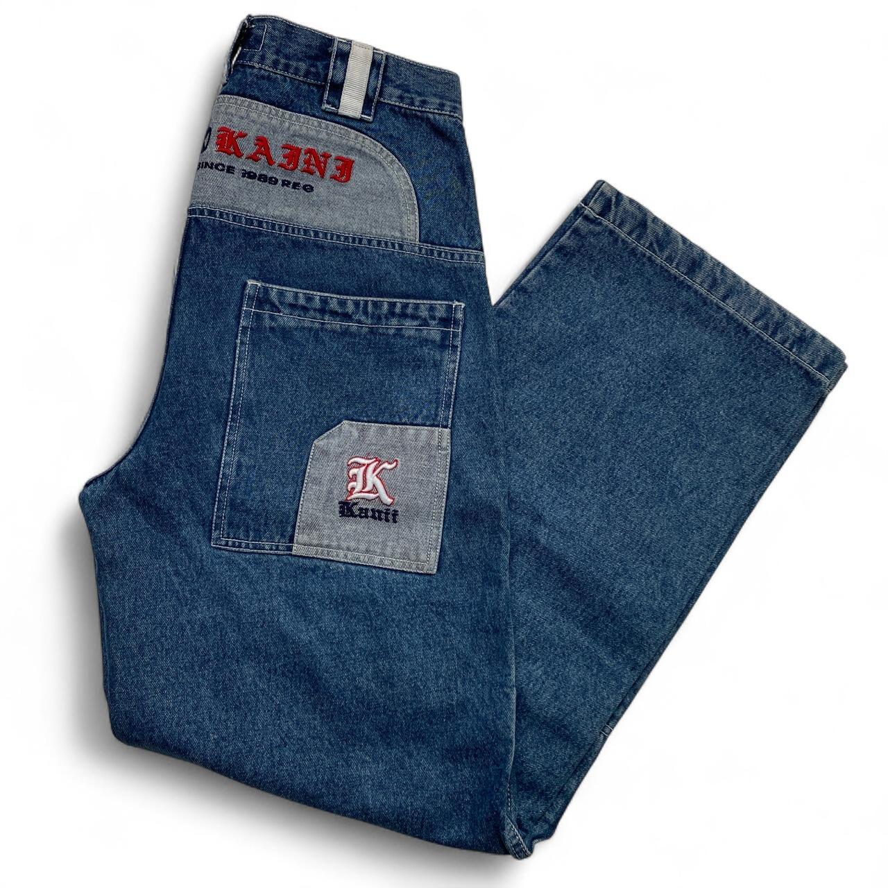 Kani Vintage 90’s Carpenter Baggy Embroidered Jeans (38W)
