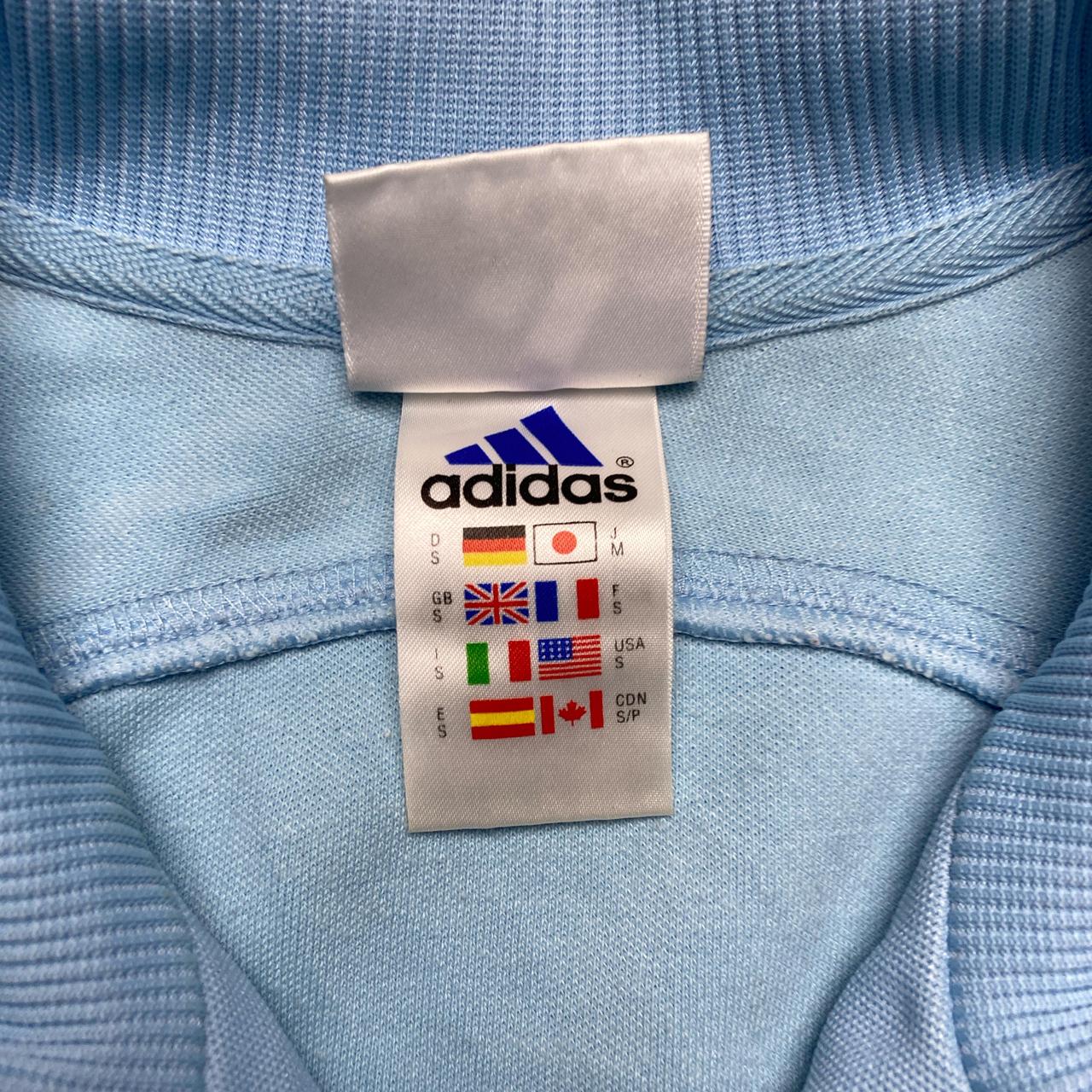 Adidas Light Baby Blue and Navy Football Vintage 03 Tracksuit Jacket