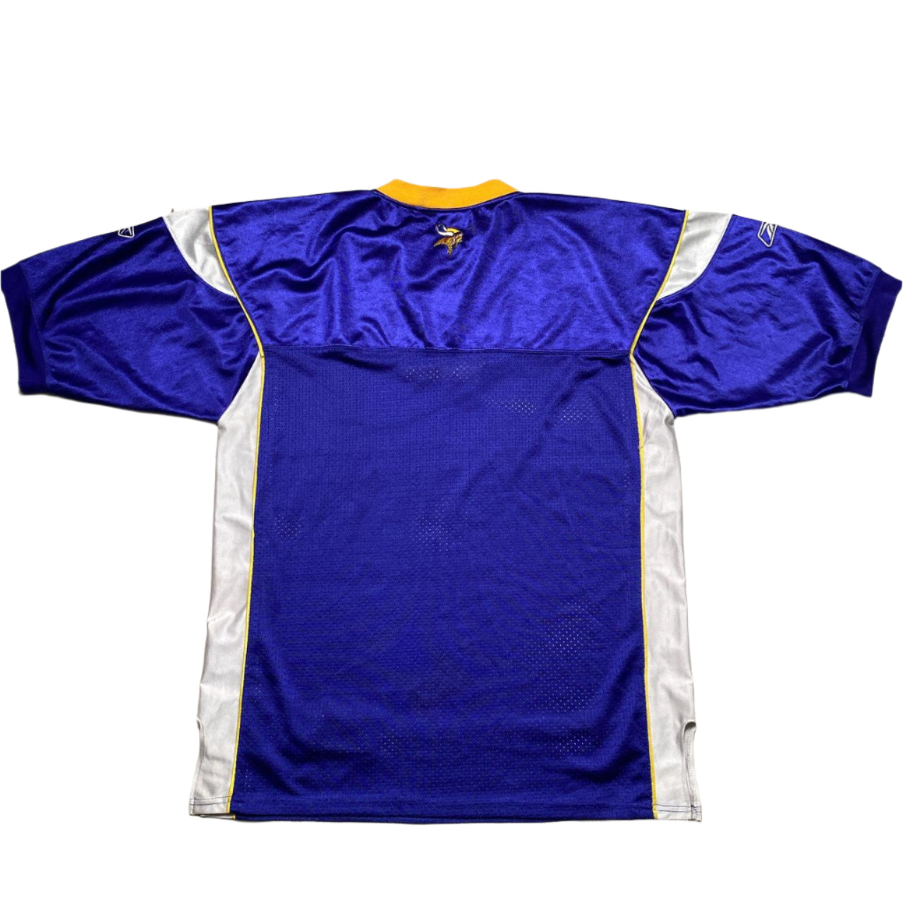 Minnesota Vikings Royal Blue Yellow and White NFL Football Jersey (XL)