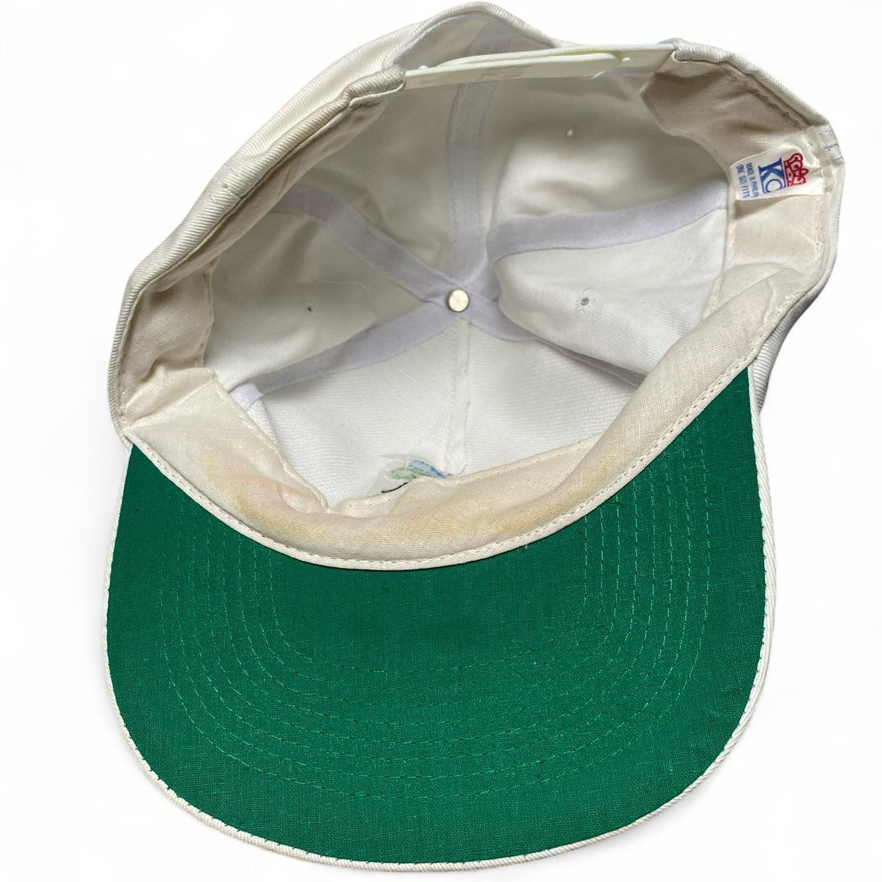 Vintage 90s NBC Super Channel white snapback Cap