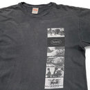 Supreme Montage 2012 Who Am I Vintage Grey and White T Shirt (M)