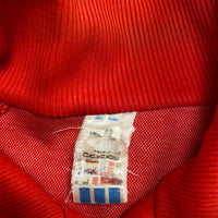 Adidas Red and White Vintage 90’s Tracksuit Jacket (L)