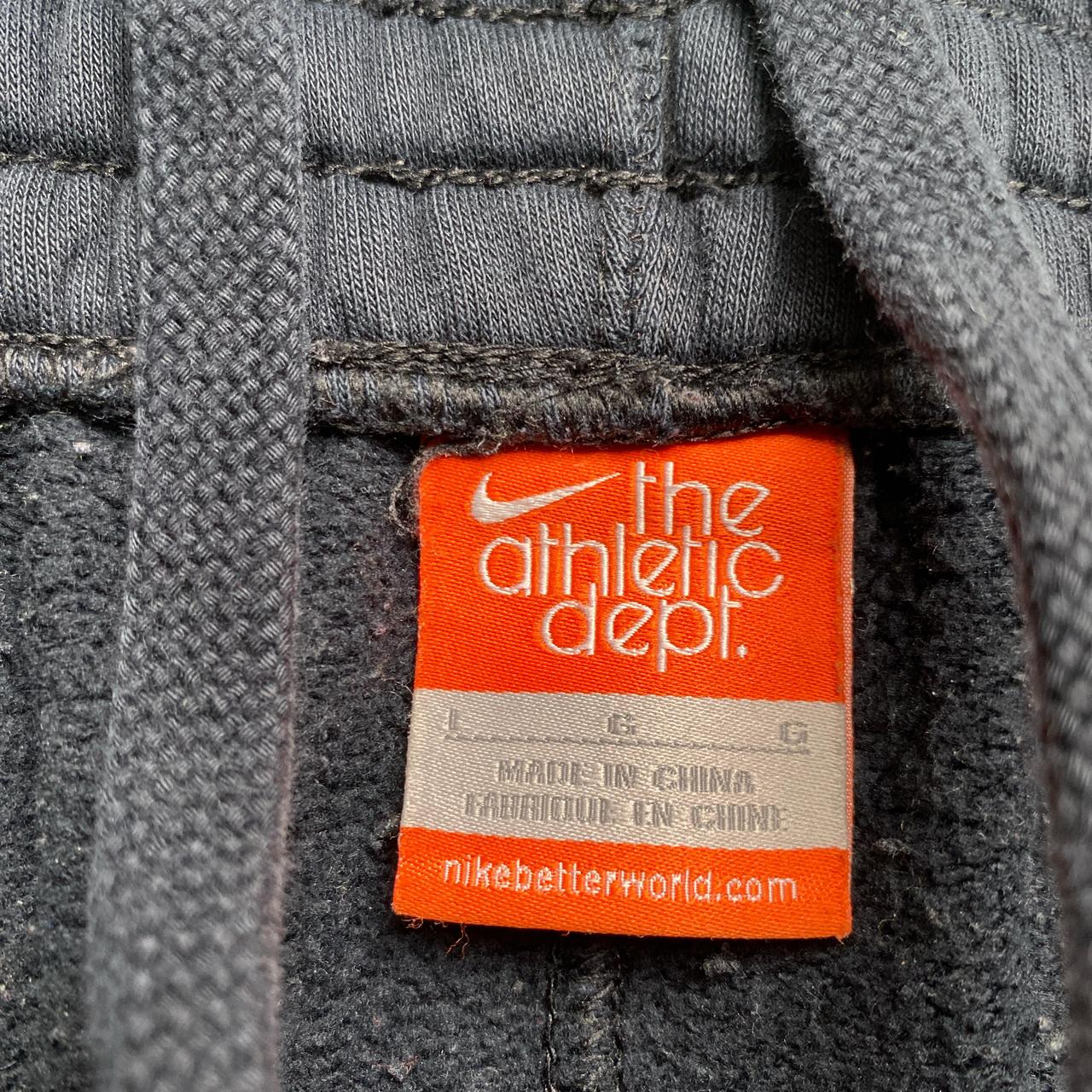 Nike Swoosh Navy and White Athletic Department Baggy Joggers (L)