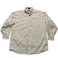 Tommy Hilfiger Vintage Checked Yellow and Blue Long Sleeve Shirt (XL)