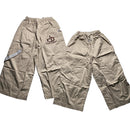 Criminal Damge Khaki Beige Cargo Parachute Baggy Combat Shorts (S,M,L,XL)