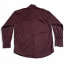 Dunhill Burgundy Long Sleeve Shirt (M)