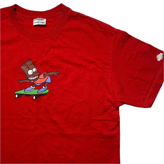 Round Two Upmost Bart Simpson T Shirt (L)