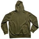 Nike Olive Green and Black Swoosh Hoodie (L)