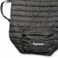 Supreme Pertex Quantum Puffer Down Filled Jacket Black and White Box Logo Backpack Bag