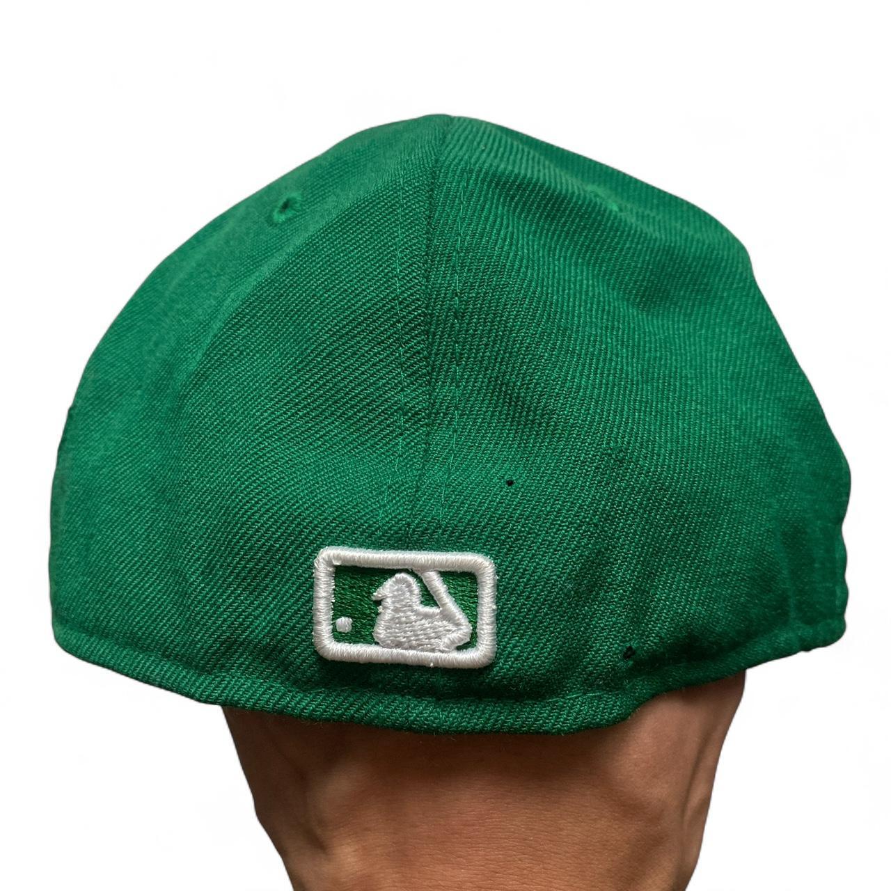New York Yankees New Era Green and White Fitted Cap