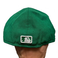 New York Yankees New Era Green and White Fitted Cap