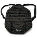 Supreme Pertex Quantum Puffer Down Filled Jacket Black and White Box Logo Backpack Bag