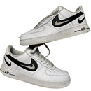 Nike Air Force 1 White and Black (UK 10)