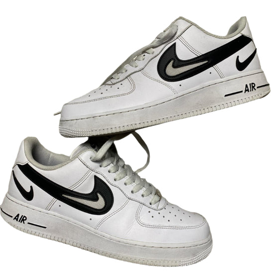 Nike Air Force 1 White and Black (UK 10)