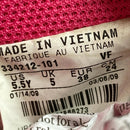 Nike Air Force 1 Vintage White Green and Pink (UK 5)