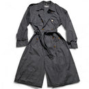 Yves Saint Laurent YSL Vintage Double Breasted Trench Coat Grey (L)