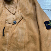 Stone Island Leather Brown Jacket (L)