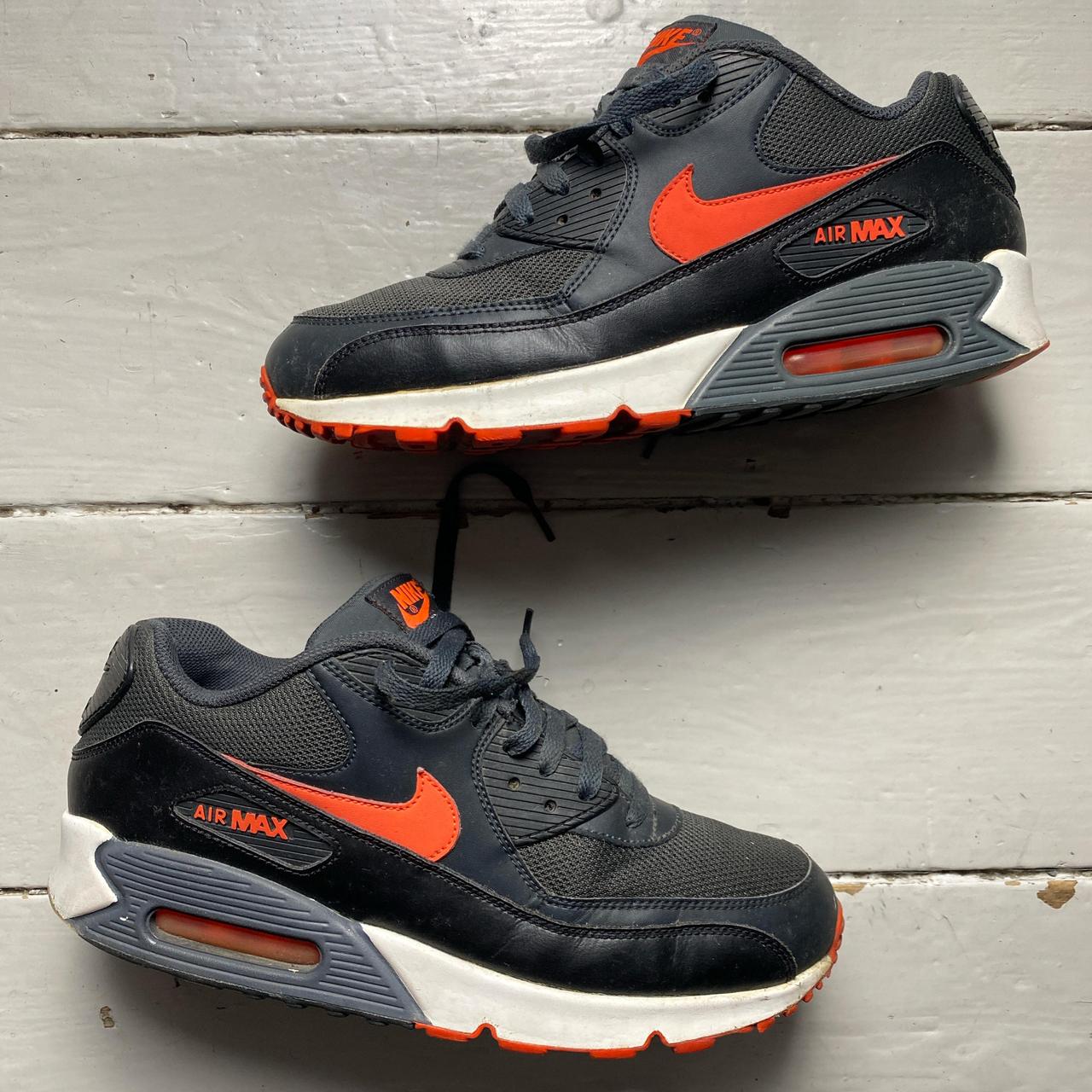 Nike Air Max Grey Orange and White