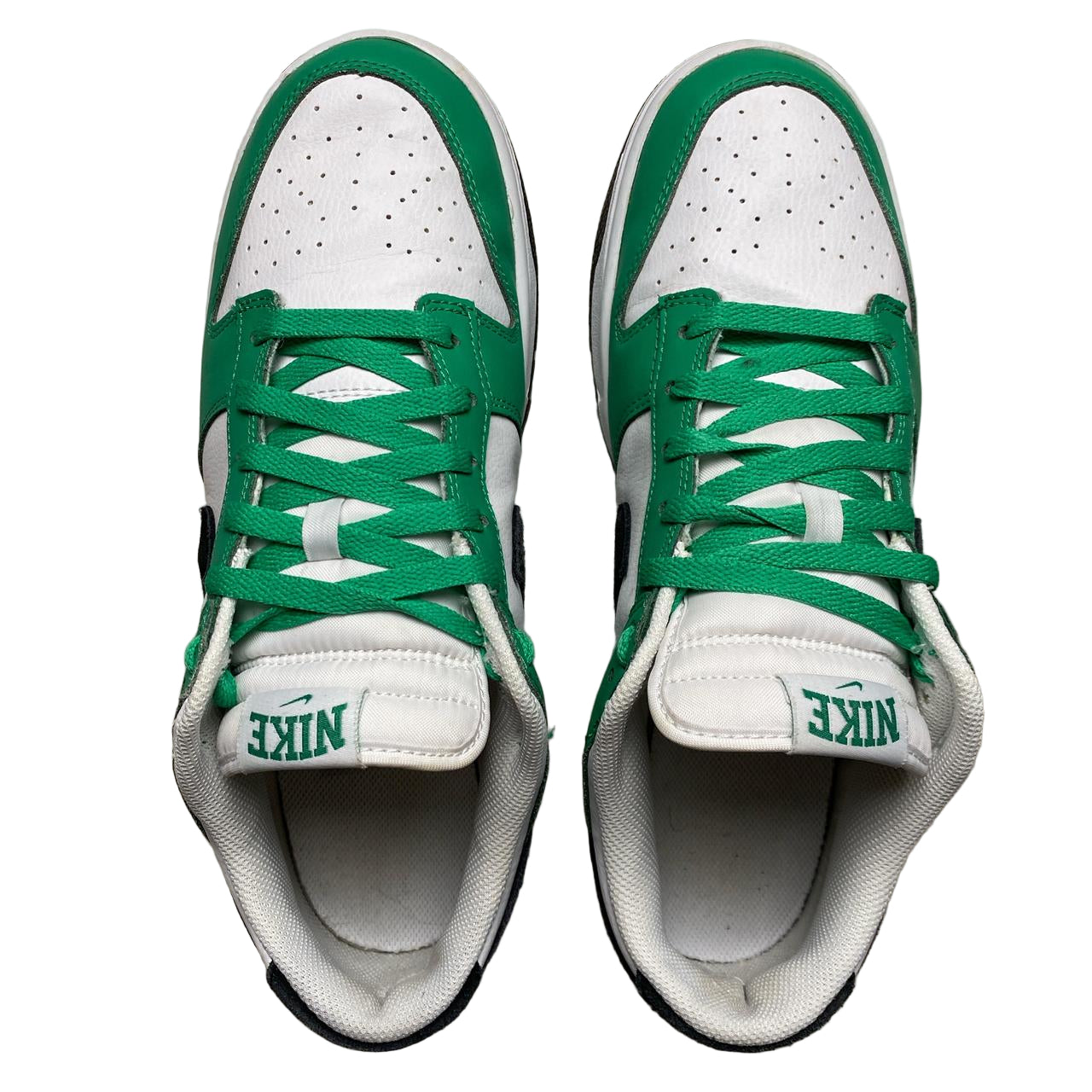 Nike Dunk Low Green Black and White Celtics (UK 10)