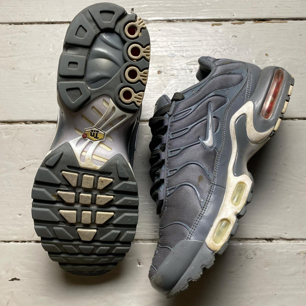 Nike Air Max Plus TN TXT Cool Grey and White