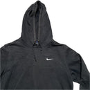 Nike Black and White Swoosh Hoodie (M)