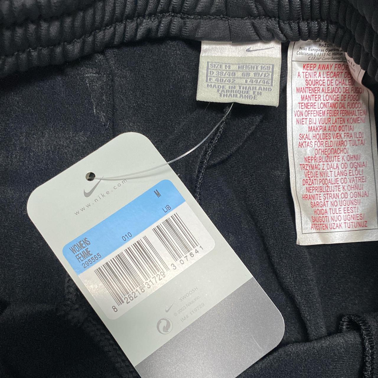 Nike Black and Gold Womens Trackpant Baggy Joggers (M)