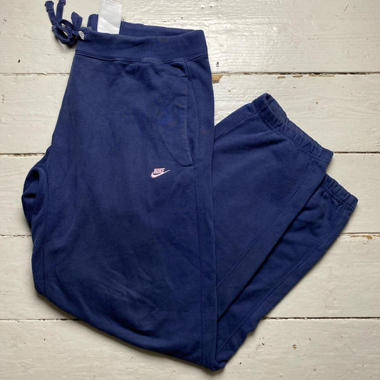 Nike Baggy Vintage Navy and Pink Joggers