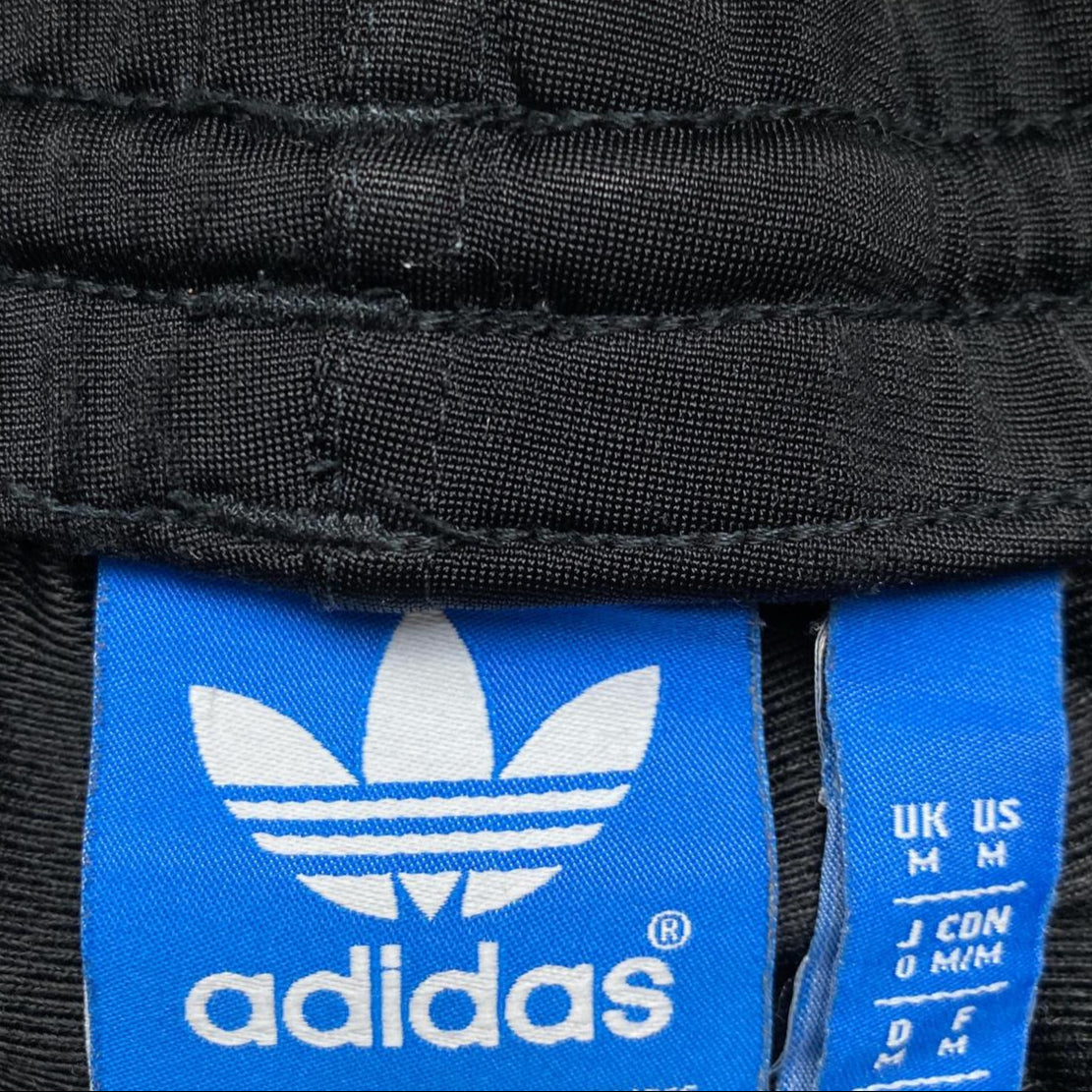Adidas SST Originals Black and White Jogger Bottoms (M)