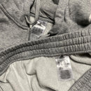 Adidas Essentials Grey and Black Stripes Full Tracksuit (L)