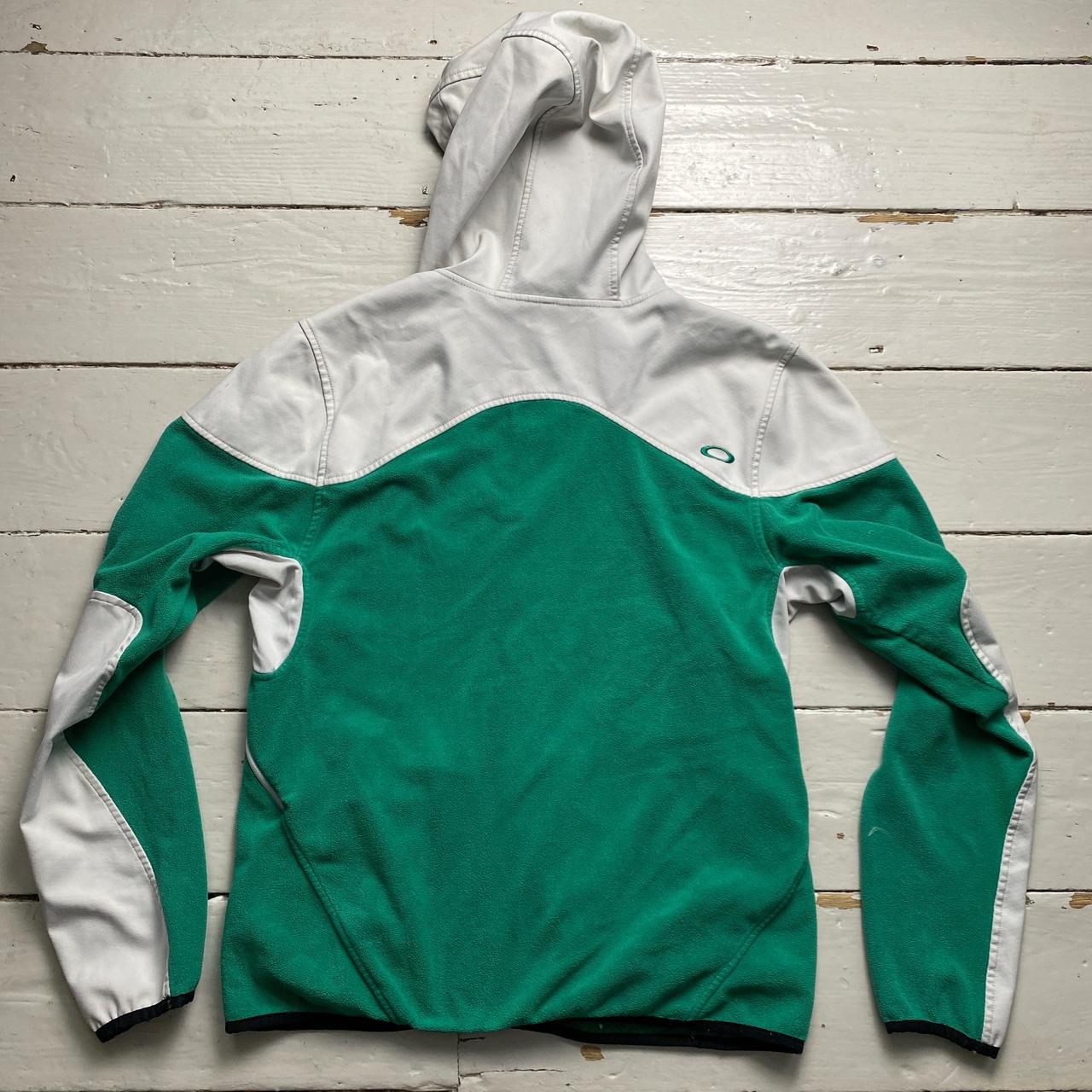 Oakley Vintage Green Fleece and White Jacket