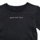 What the FCUK French Connection Spoof Black and White Long Sleeve (XS)