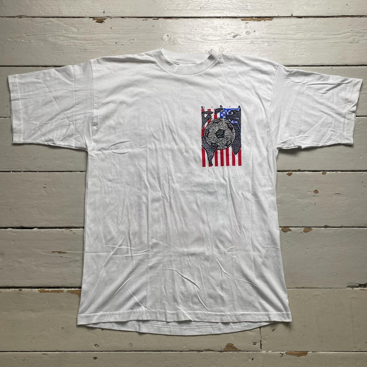 USA CYRK Sport Football White Multi Colour T Shirt