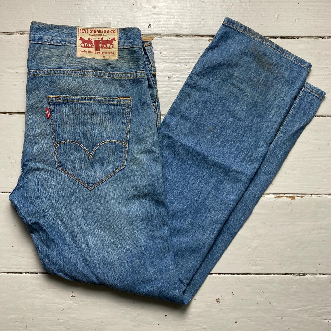 Levis 504 Vintage Baggy Light Blue Jeans