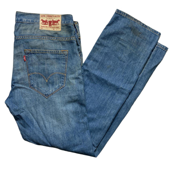Levis 504 Vintage Baggy Light Blue Jeans (32W)