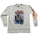 N Sync Vintage Grey Long Sleeve T Shirt Womens (M)