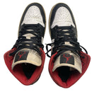 Nike Jordan 1 Mid Black Red and White (UK 9.5)