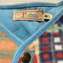 Paco Vintage 90’s Multi Coloured Towelling Patchwork Gilet Vest (M)