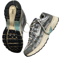 Nike p-6000 Grey White and Blue Trainers (UK 6.5)
