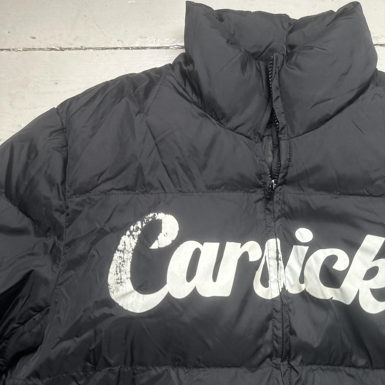 Carsicko Black and White Puffer Heart Coat