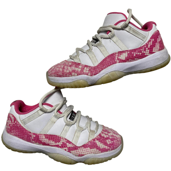 Jordan 11 Low Pink Snakeskin and White (UK 6)