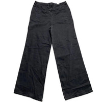 Good American Black Baggy Flared Jeans (14)