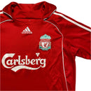 Adidas Liverpool Carlsberg Red and White Home 2005/6 Football Jersey (S)