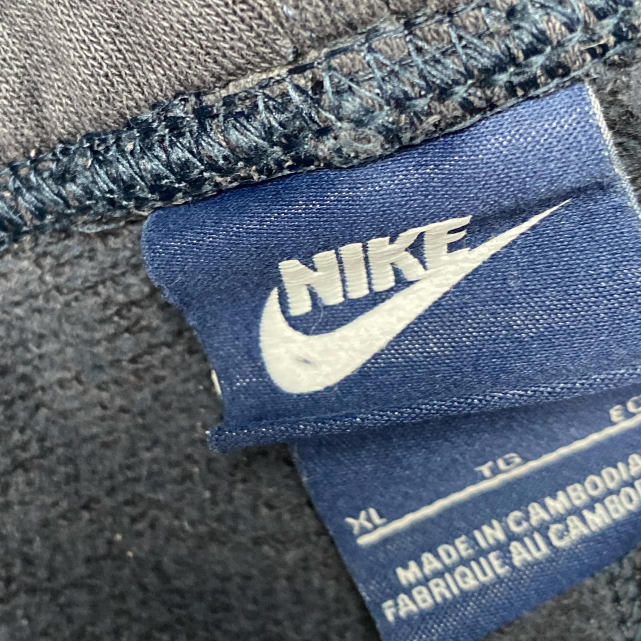 Nike Club Spellout Navy and White Baggy Joggers (XL)
