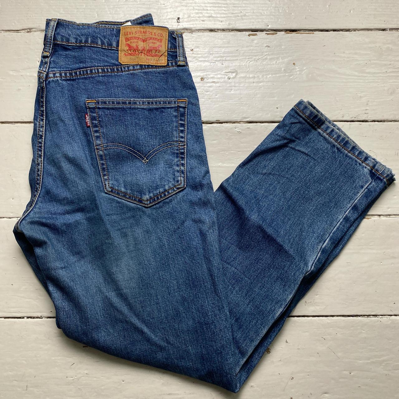 Levis 514 Blue Baggy Jeans