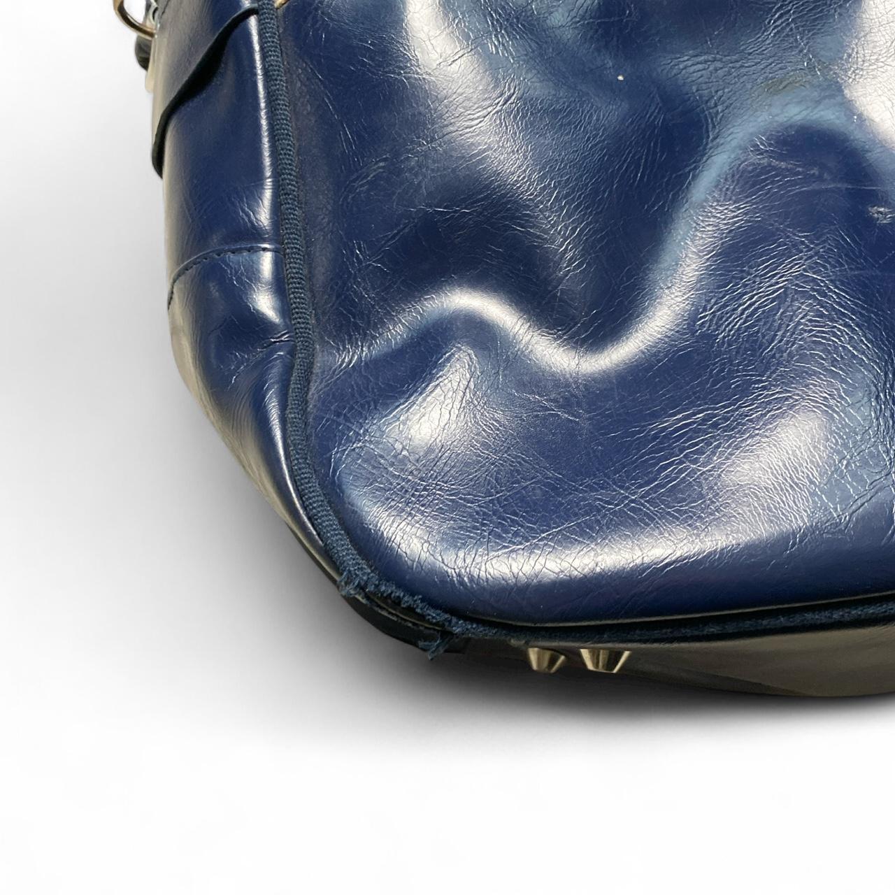 Fred Perry Navy and Cream Duffle Shoulder Bag