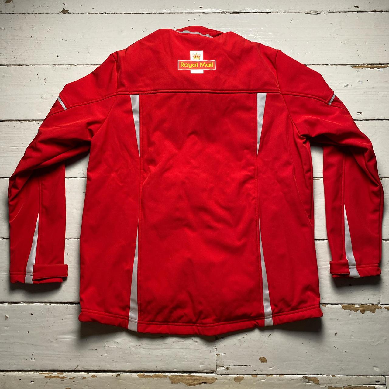 Royal Mail Red And Silver Reflective Panels Bomber Jacket