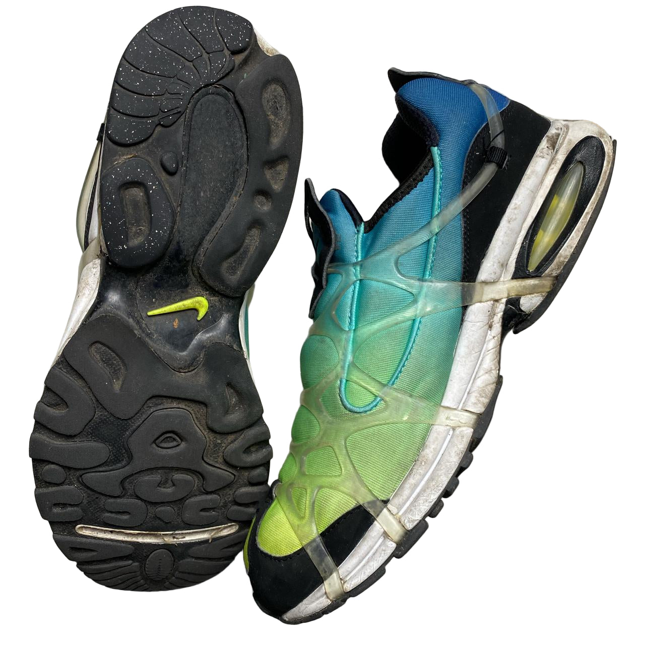 Nike Air Kukini Blue Green Gradient and White (UK 9.5)