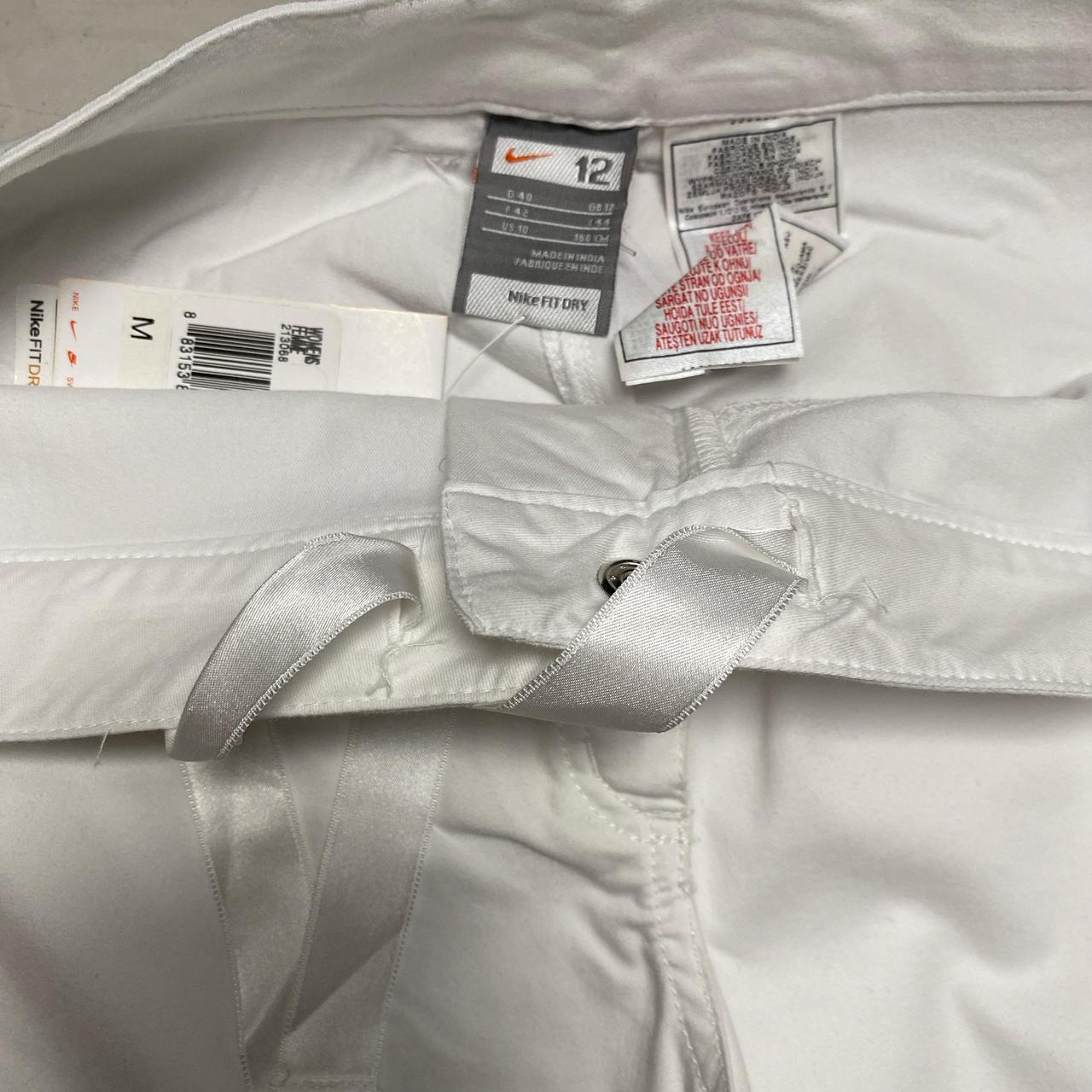 Nike Womens Vintage Y2K Small Swoosh White Cargo Trousers (12)